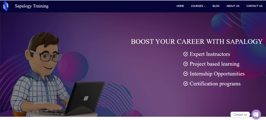 Sapalogy Pvt. Ltd. web