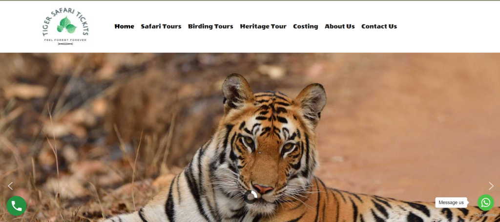 Tiger Safari Ticket web